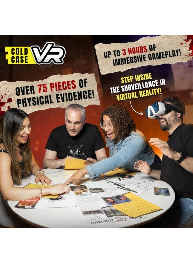 Abacus Brands Cold Case VR - The Case of The Fatal Follower - Immersive VR Murder Mystery Party Game - 1 to 6 Players - for Ages 14 and Up - Image 2