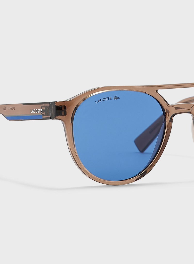 لاكوست نظارات شمسية دائرية - Image 4