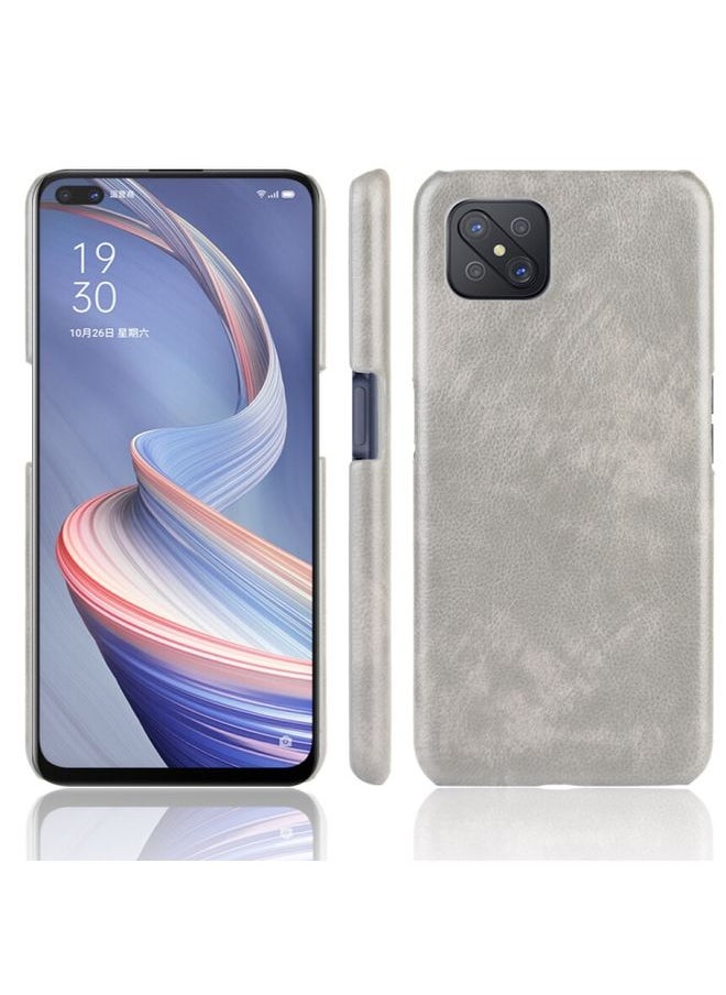 Case Cover For OPPO A92s Shockproof Litchi Texture PC + PU Case Gray - pzsku/Z4D014E8C6F52F971329EZ/45/_/1711246715/d2f57a10-c343-499c-aef6-aeb04aa63227