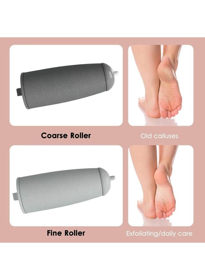 مبرد قدم كهربائي قابل لإعادة الشحن USB | مزيل الجلد الميت والمسامير للكعب | مقاوم للماء مع سرعتين وإضاءة LED | أداة باديكير احترافية للعناية بالقدم والجلد الخشن - Image 4