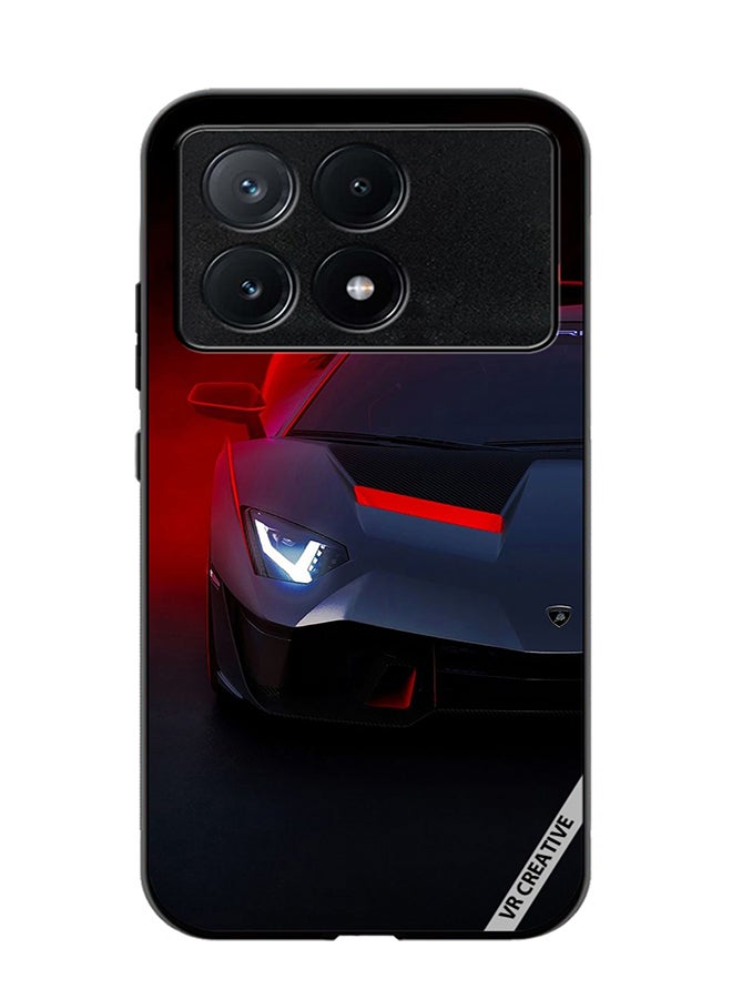 VR CREATIVE Protective Case Cover For Xiaomi Poco X6 Pro Lamborghini Sc18 Design Multicolour - Image 1