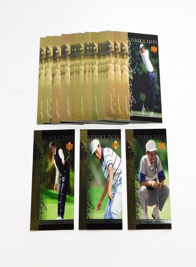 Upper Deck 2001 Tiger's Tales 30 Card Complete Set Tiger Woods Golf Trading Cards - Image 2