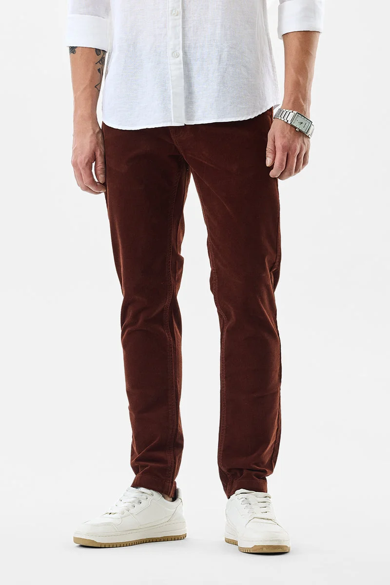 SNITCH Slim Fit Five Pocket Denim Trousers