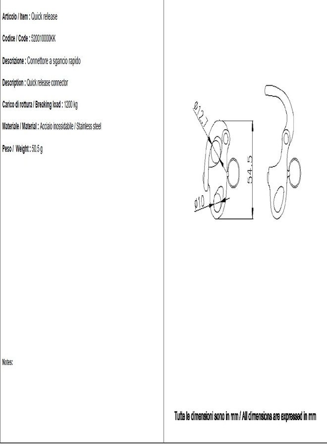 KONG Quick Release 520 Stainless Steel 01 - Image 4