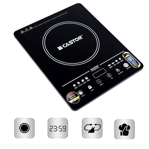IBELL Castor DIVA Induction Cooktop 2000W, Touch Control, Auto Shut Off and Over Heat Protection, 2yr Warranty (Black) - Image 4