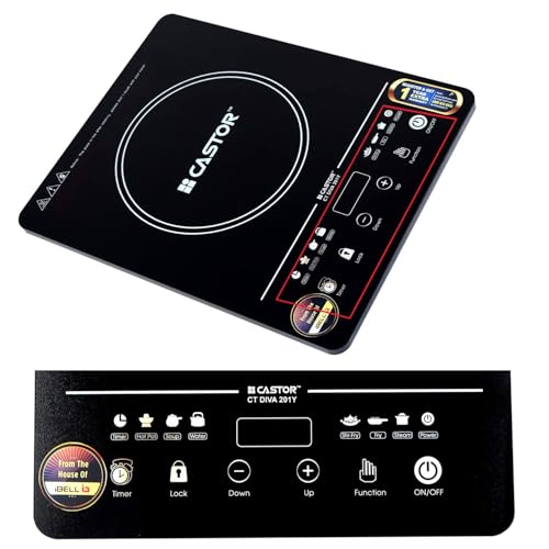 IBELL Castor DIVA Induction Cooktop 2000W, Touch Control, Auto Shut Off and Over Heat Protection, 2yr Warranty (Black) - Image 3