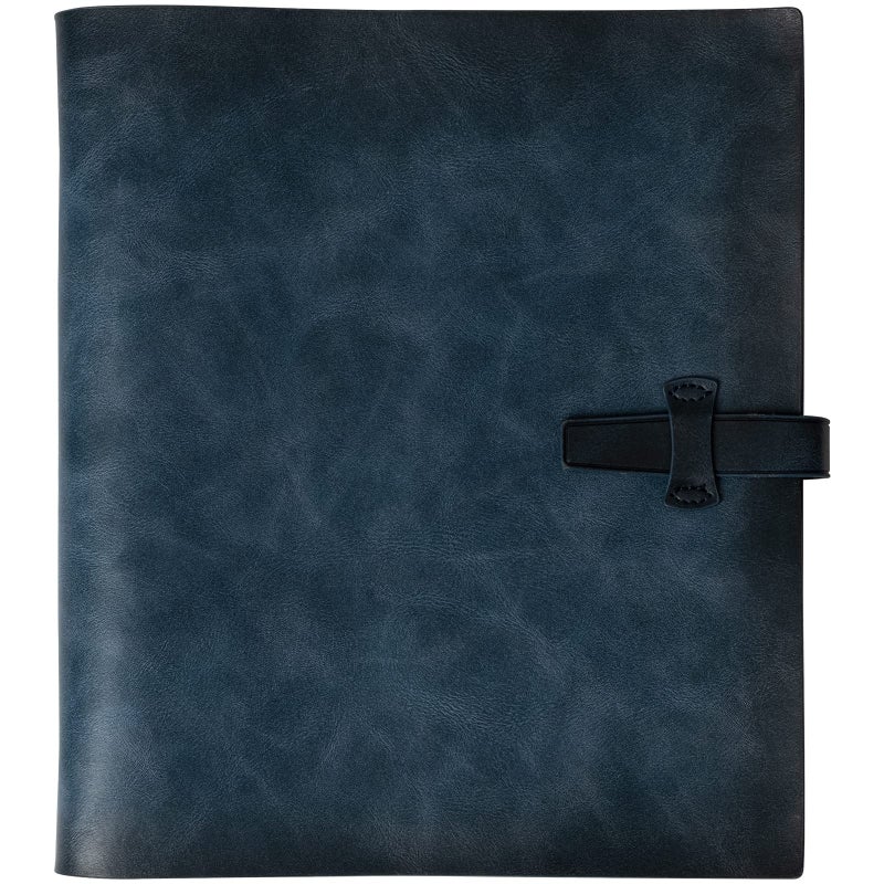 sucarlon Photo Album 4x6 200 PhotosGenuine Leather Photo Albums with Writing Space with 30 Writing PaperTravel Family Wedding Kids Graduation Ultrasound Baby Picture Album Scrapbook Photo AlbumBlue - Image 2