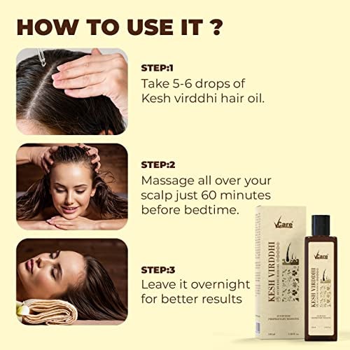 VCare 24 In 1 Kesh Virddhi Hair Oil For Men's and Women|Controlling Hair Fall For All Hair Types - 100ml - Image 3