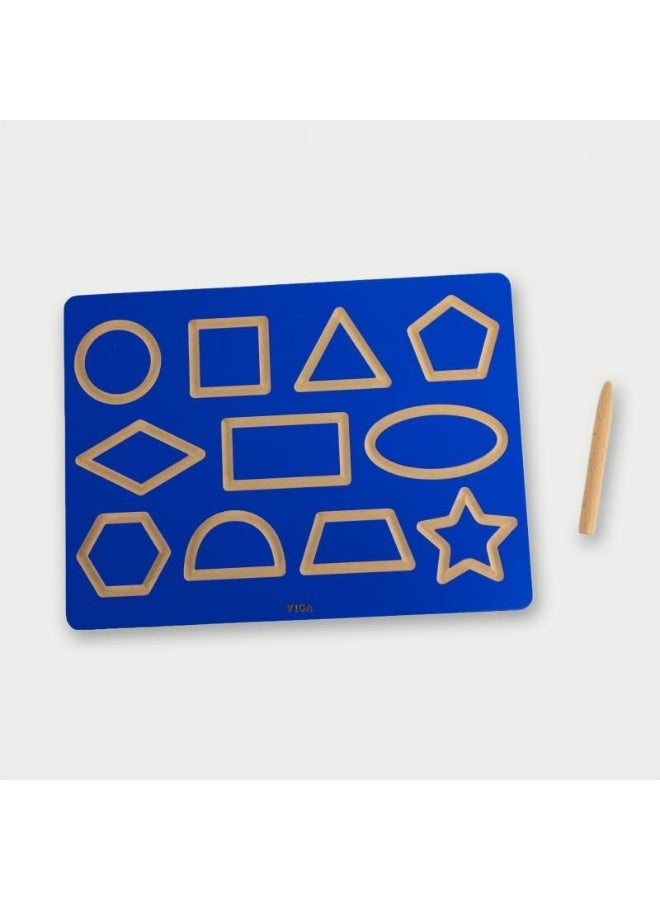 Viga Tracing Board - Shapes - Image 1