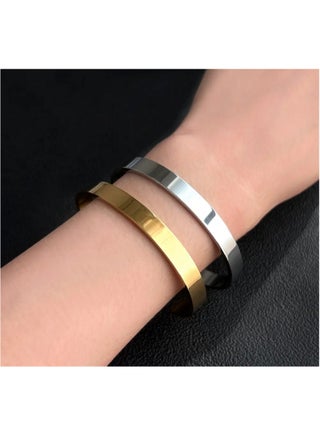 Philip Jones Men's Stainless Steel Bracelet {Gold Size 65/70} 6mm - pzsku/Z4D01833D04EE1484E160Z/45/_/1730485157/71c269c6-423a-4a05-9a10-07f7b135f8f2