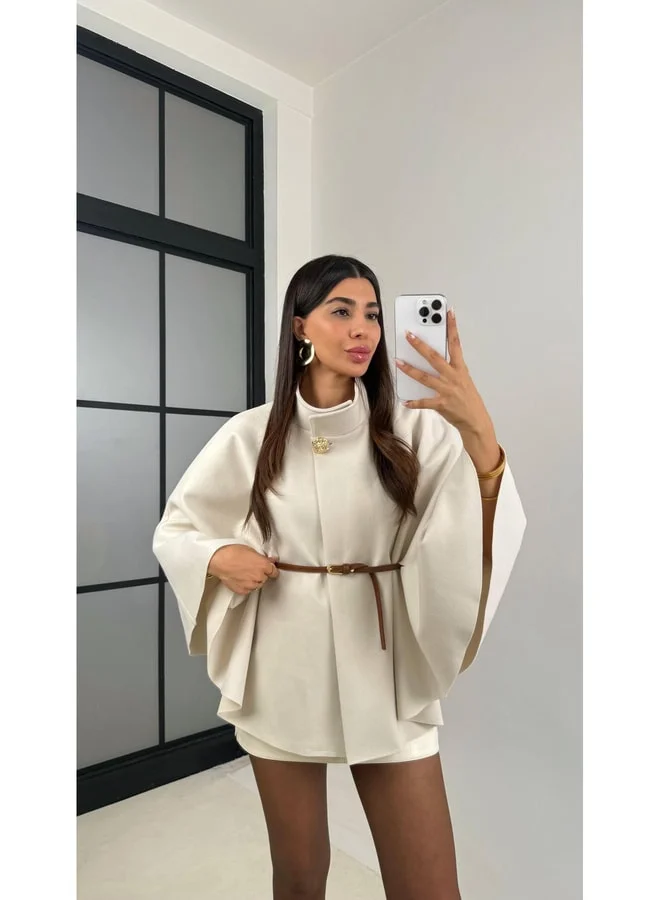 جاوس ستون جينا ZR نموذج معطف ببطانة بحزام GAUS-0091.