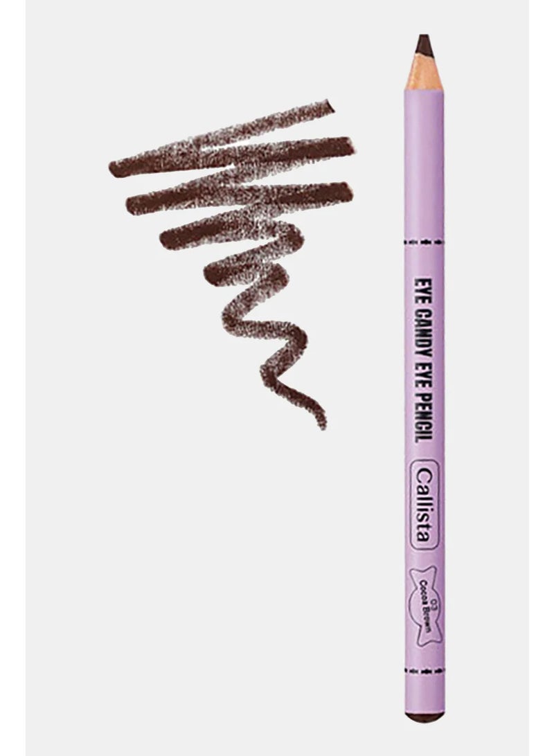 Callista Creamy Cocoa Brown Eye Pencil Long-Lasting Smudge-Proof Precision Liner - Image 3
