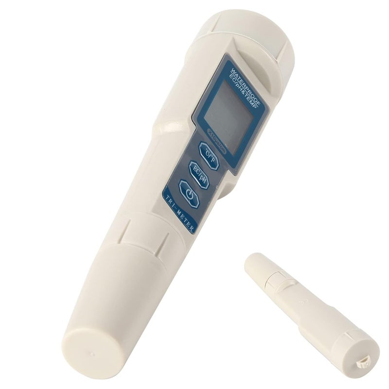 Meter 3 in 1 Water Tester, Digital & Temperature & EC Meter for Drinking Water, Pool, Aquarium, Fish, Hydroponics - Image 2