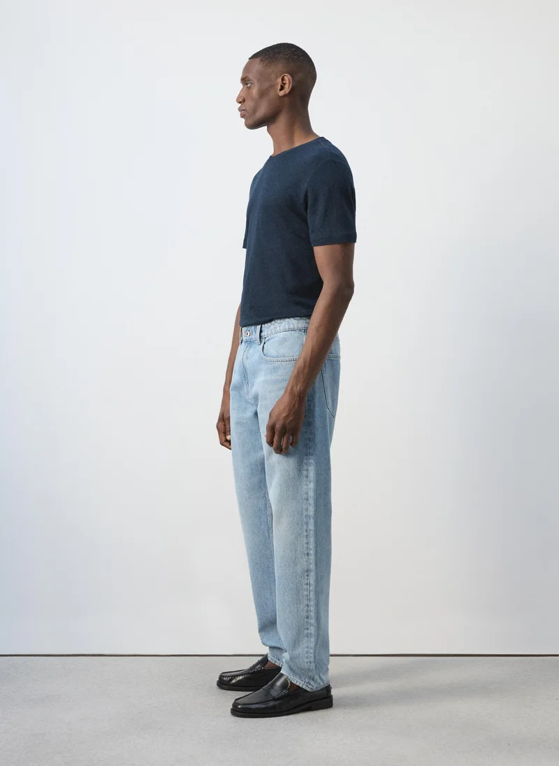 Mango Man TC-TEJANO CLARO Bob Regular-Fit Jeans for Men | Best Price UAE