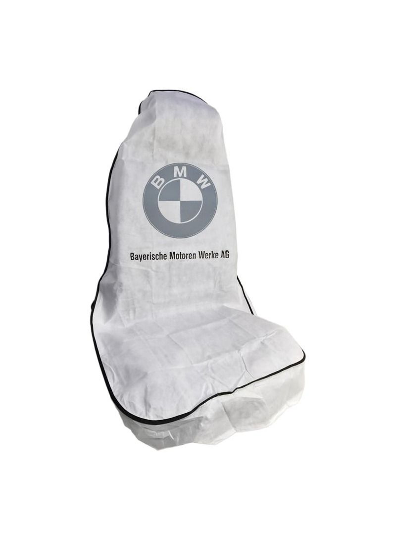 Universal Car Seat Dust Dirt Protection Cover, Extra Protection For Your Seat,  Car Seat Cover 2 Pcs Set, White - Image 4