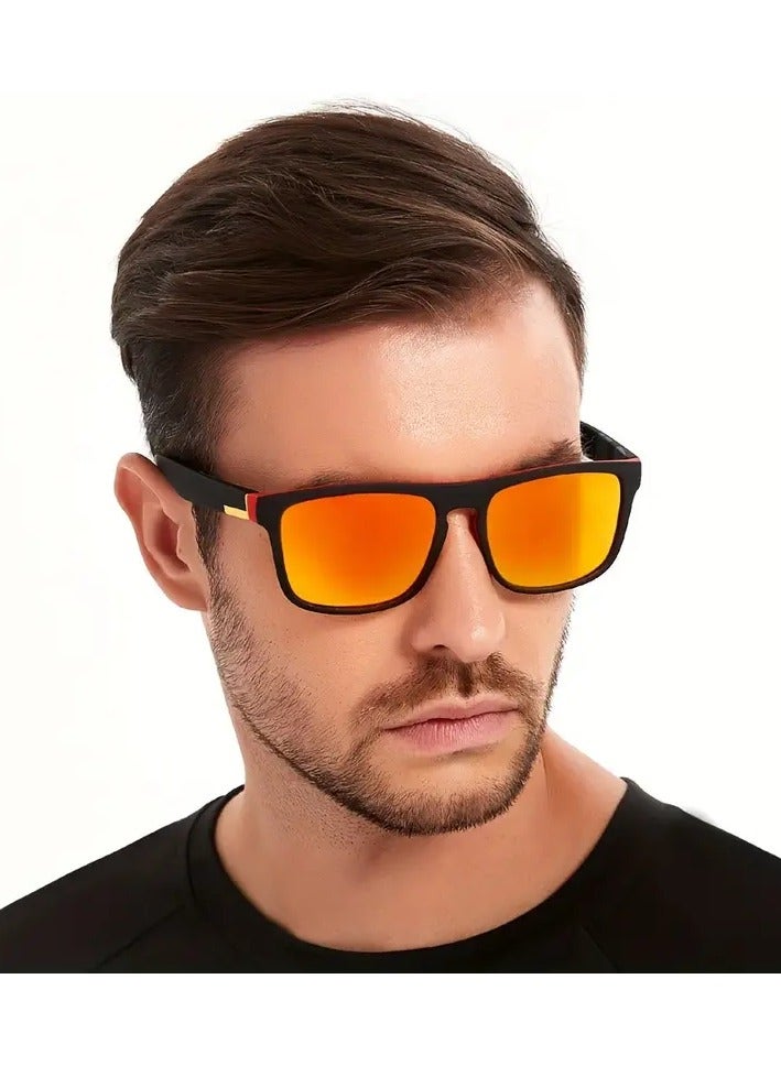 POLITE Polarized Sports Sungglasses for Men & Women , Full Rim Frames for Climbing, Fishing, Running - Durable PC Material, Fashionable Outdoor Eyewear for Parties, Travel & Driving - Image 2