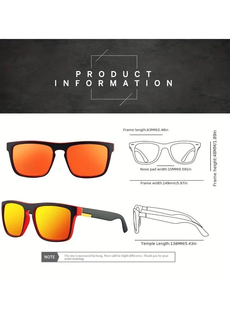 POLITE Polarized Sports Sungglasses for Men & Women , Full Rim Frames for Climbing, Fishing, Running - Durable PC Material, Fashionable Outdoor Eyewear for Parties, Travel & Driving - Image 3