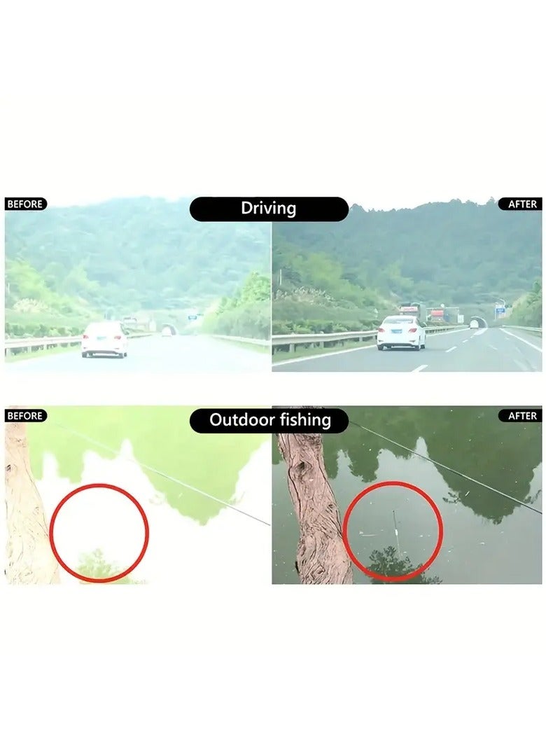 POLITE Polarized Sports Sungglasses for Men & Women , Full Rim Frames for Climbing, Fishing, Running - Durable PC Material, Fashionable Outdoor Eyewear for Parties, Travel & Driving - Image 4