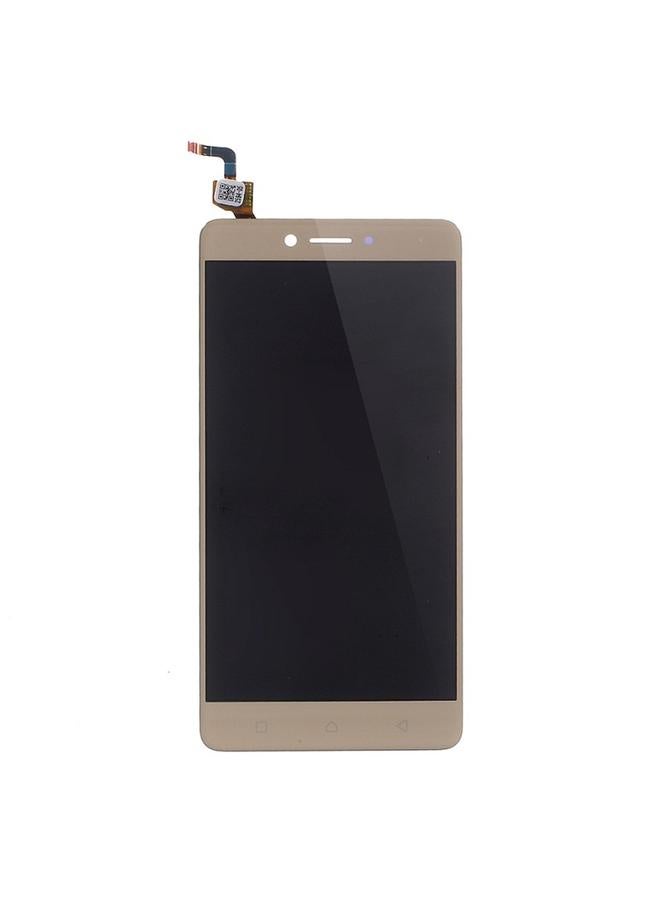 شاشة LCD بديلة OEM لهاتف Lenovo K6 Note مع محول رقمي كامل التجميع باللون الذهبي
