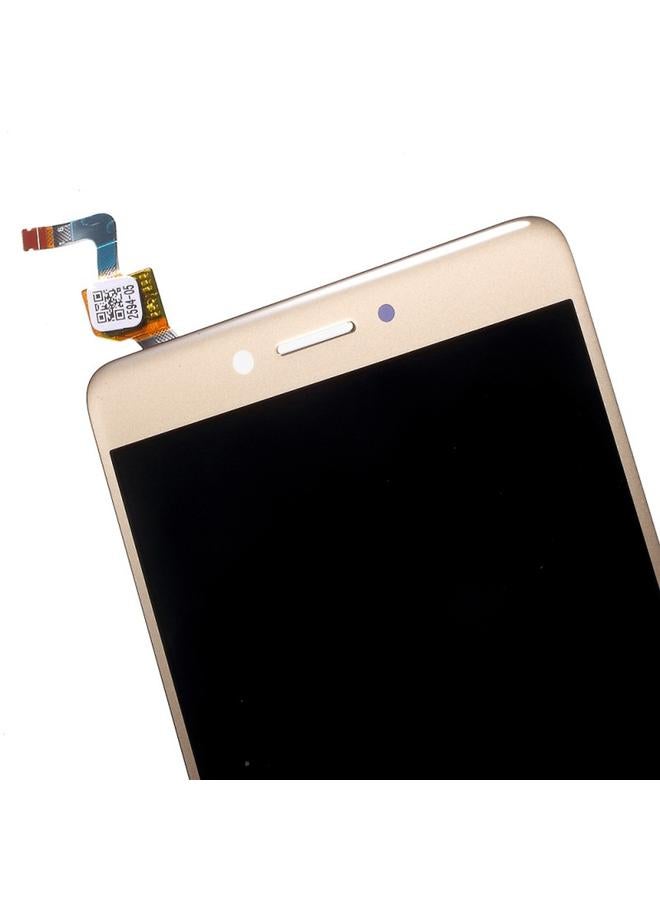 شاشة LCD بديلة OEM لهاتف Lenovo K6 Note مع محول رقمي كامل التجميع باللون الذهبي