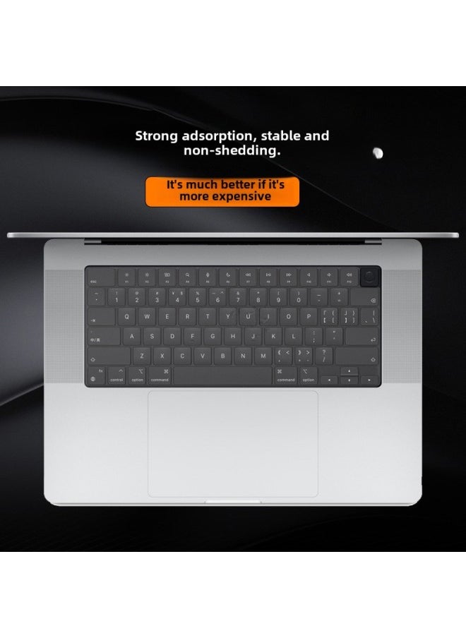 Generic - For MacBook Pro Protective Cover 14 16 Laptop Protective Film TPU Apple Keyboard Film-Dimensions:Carton Packaging - Image 1