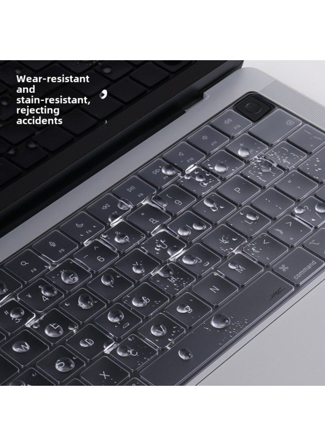 Generic - For MacBook Pro Protective Cover 14 16 Laptop Protective Film TPU Apple Keyboard Film-Dimensions:Carton Packaging - Image 1