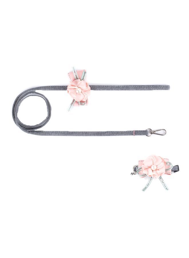 NIBEMINENT Cloth Art Collar With Belt Suit Grey/Pink - Image 1