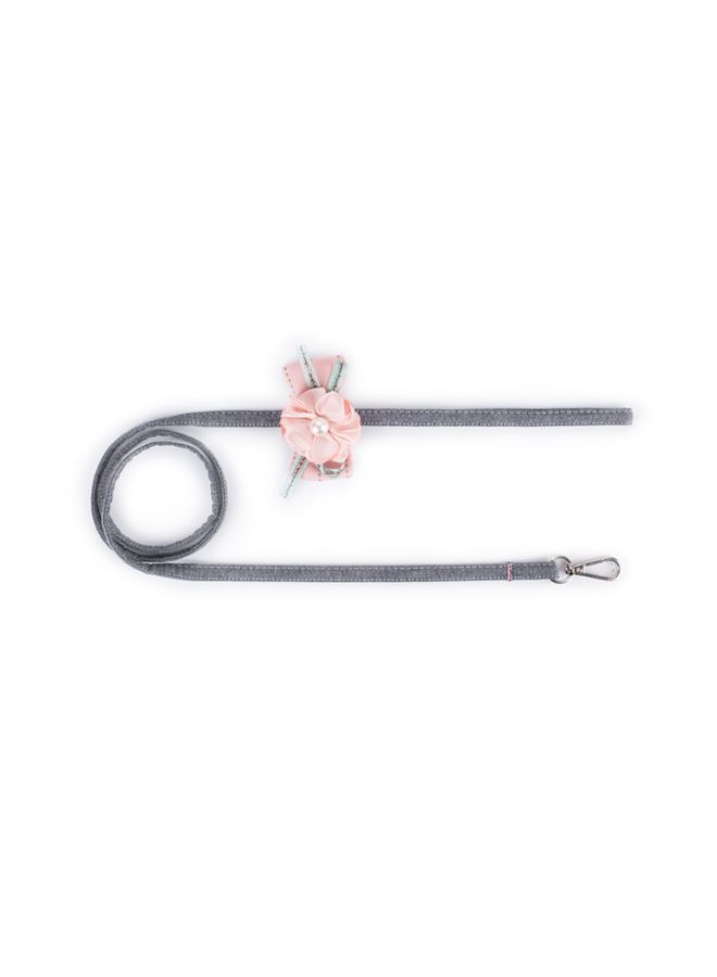 NIBEMINENT Cloth Art Collar With Belt Suit Grey/Pink - Image 3