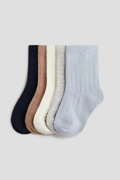 H&M 5-Pack Knitted Socks
