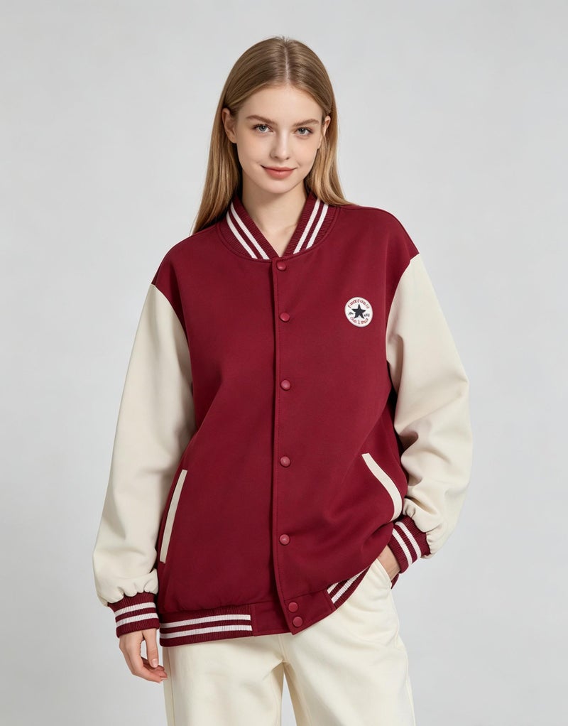 كونفرس Converse سترة ملونة للرجال والنساء بسيطة - Image 4