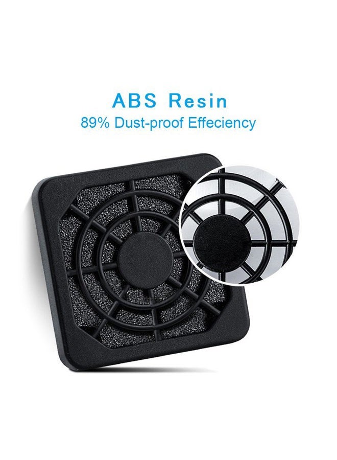 ELUTENG 40mm Fan Filter 2 Pack Dustproof USB Cooling Ventilator Grill Plastic Rugs 1.6inch Blower Cover Kit Compatible for 4cm Computer Case Fan Dirt Filtering - Image 3