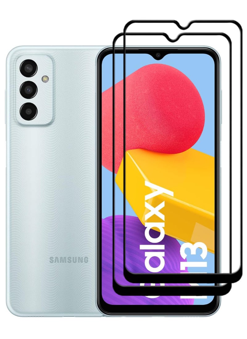 ACLIX 2 Pieces Antistatic ESD Dustproof Premium Quality High Definition Tempered Glass Screen Protector Designed For Samsung Galaxy M13 - Image 1