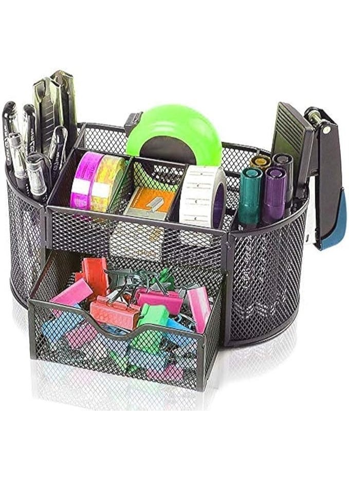 Generic Metal Desk Pen Organizer – Multi-Purpose Stationery Holder, Shock & Rust Resistant, Durable Office Supply Caddy for Pens, Pencils, Markers & Accessories  - Image 3