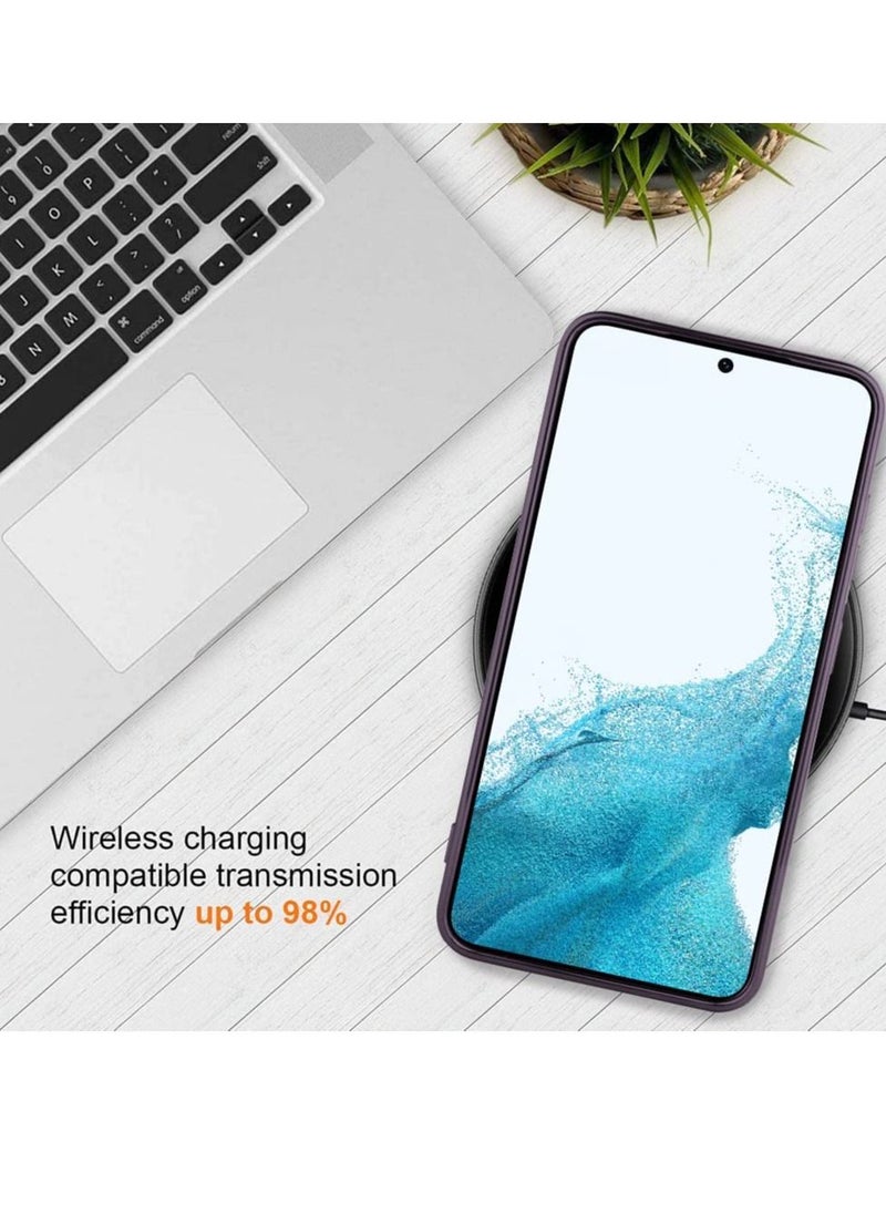 Generic - Magnetic Clear Case for Galaxy S23 Plus Case,Compatible with MagSafe, Love Heart Design Electroplated Case Soft TPU Shockproof Full Camera Lens Protective Case for Samsung Galaxy S23 Plus - Image 1