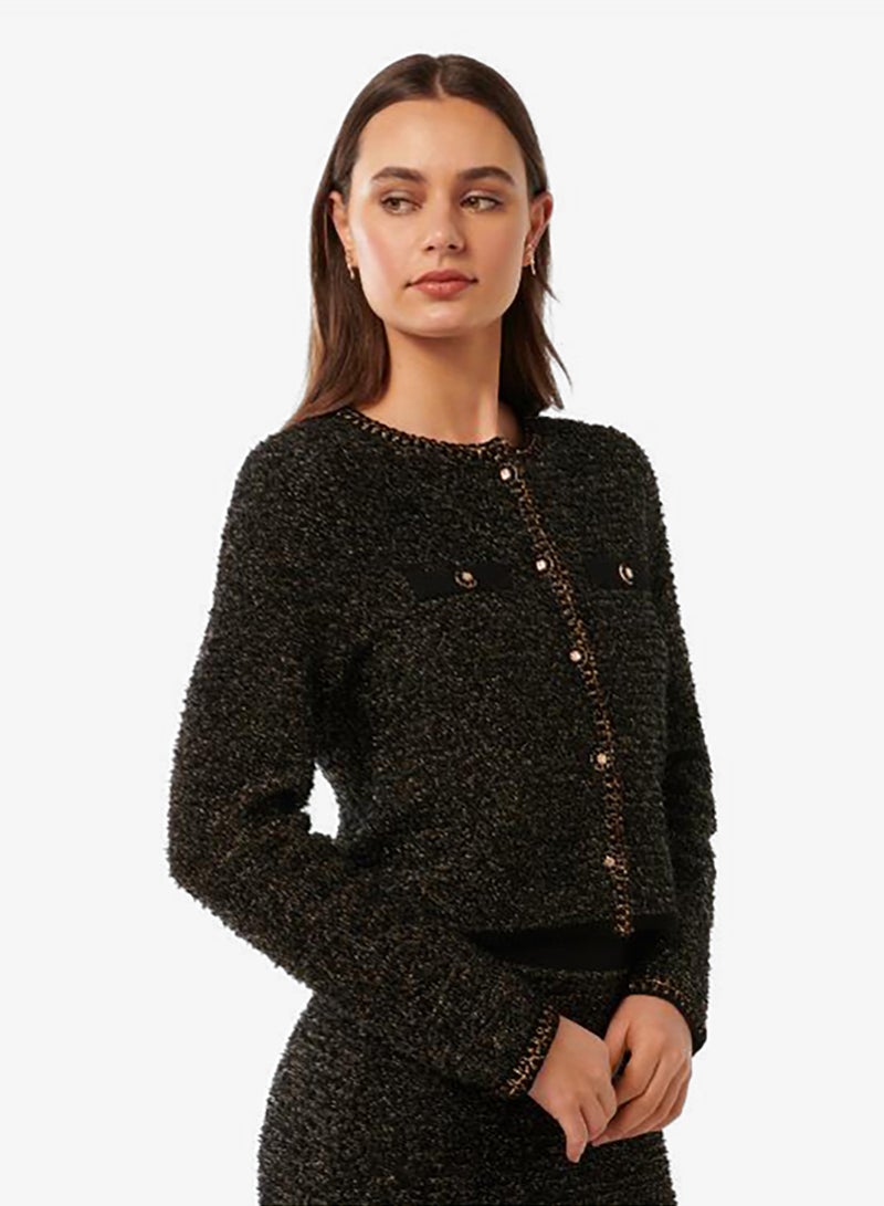 فورايفر نيو كارديجان أنيس تويد بأزرار - Image 3