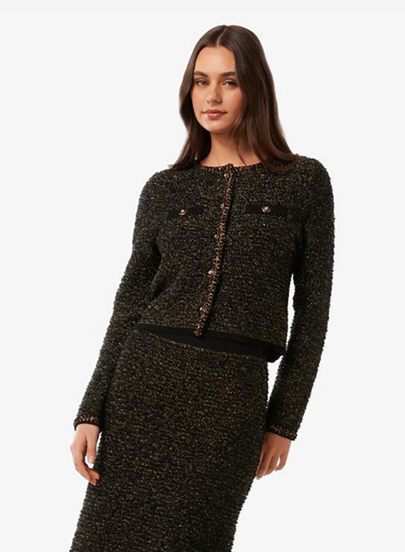 فورايفر نيو كارديجان أنيس تويد بأزرار - Image 1