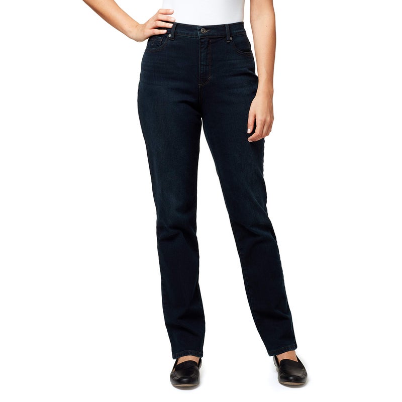 Gloria Vanderbilt Womens Amanda Classic High Rise Tapered Jean Standard Alton 14
