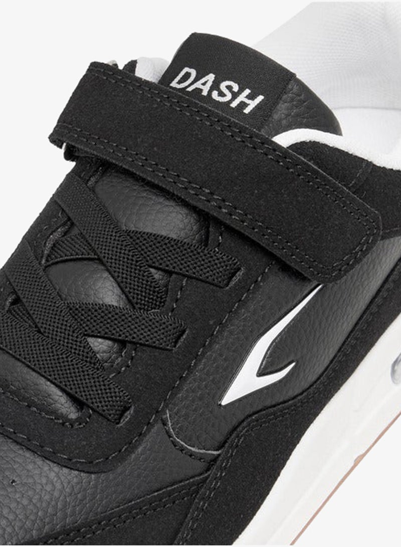 Dash Boys Panelled Sports Shoes with Hook and Loop Closure - Image 4