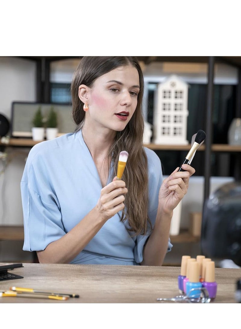 Excefore Rose Gold Earrings, Lightweight Waterdrop Teardrop Hollow Open Hoops, Minimalist Hypoallergenic Stud Earrings Jewelry for Women, Birthday Gifts for Women - Image 5