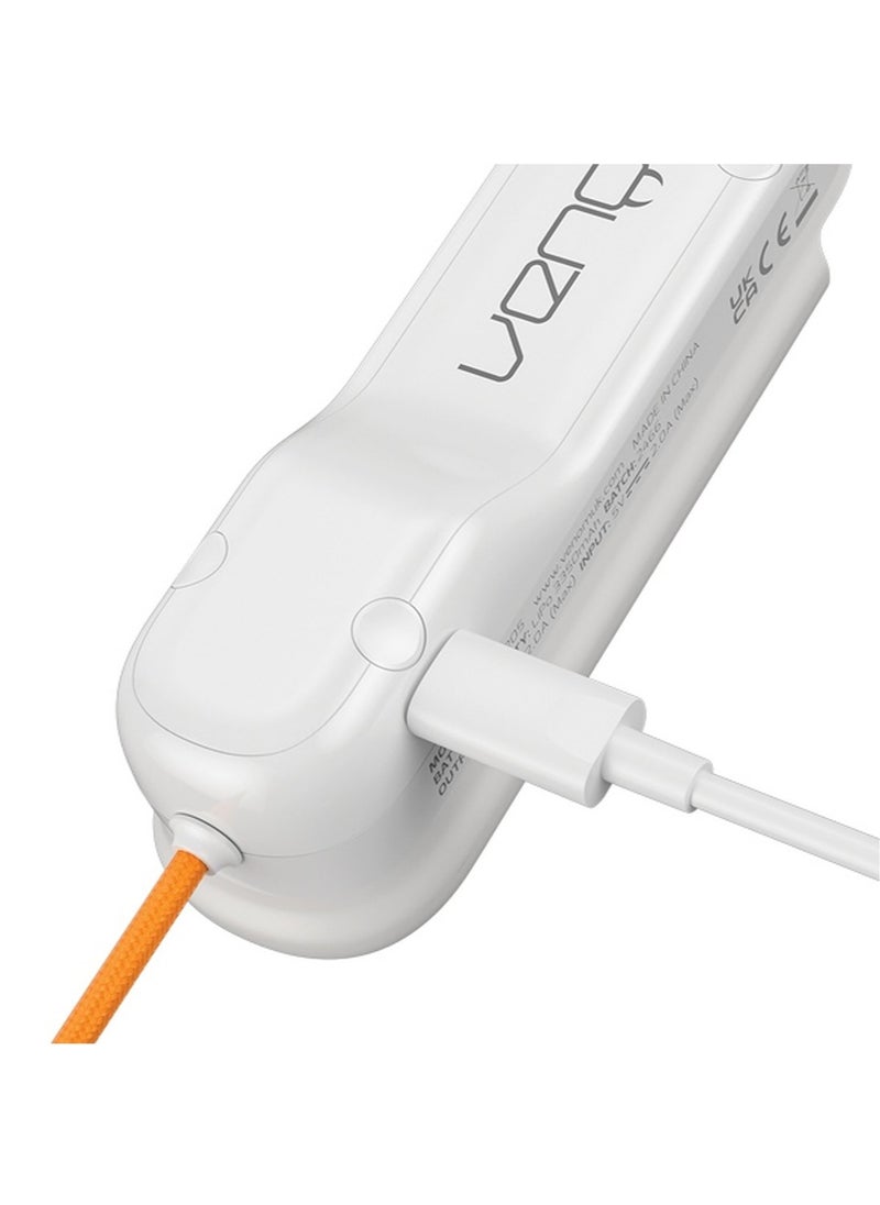 Venom - Meta Quest 2 Rechargeable Power Bank with USB to USB-C Charging Cable Battery Pack - White - Image 1