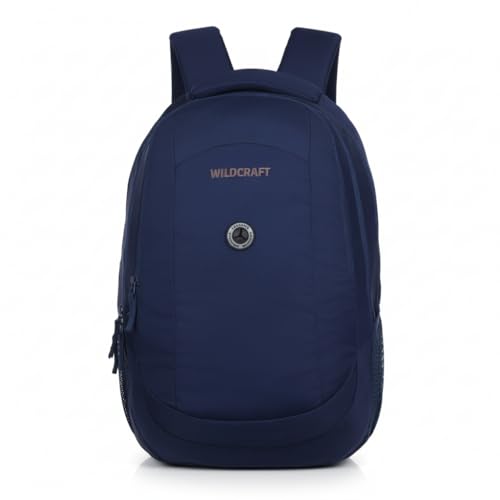 Wildcraft Backpack 28Lit Multi compartments,Laptop Backpack front pocket, bottle holder, School bags College bag for women and men, (Blue) - Image 1