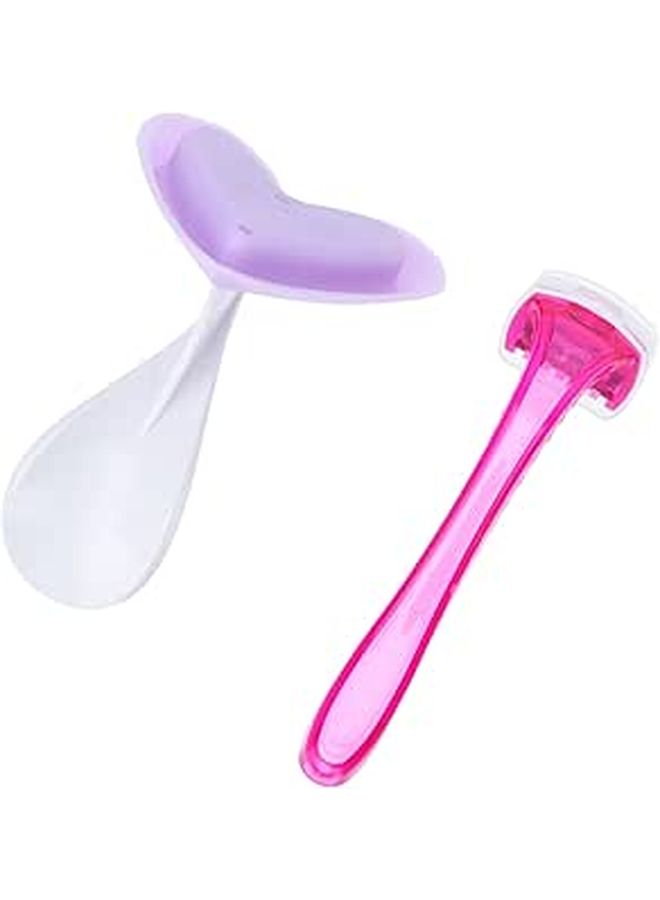Women Bikini Trimmer Razor 1set Lightweight Hair Removal Tool For Smooth Safe Shaving Intimate Areas Travel Daily Use - Image 1