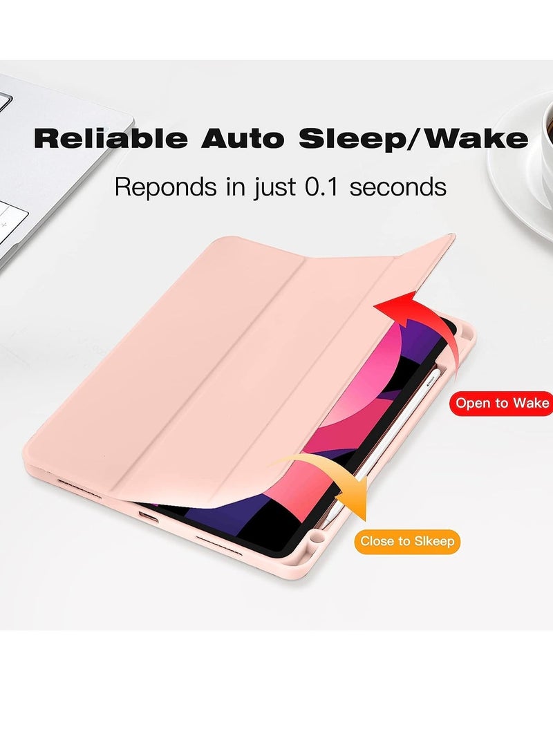 ELTRAZONE iPad Air 4 Case 2020, iPad Air 4th Generation Case with Pencil Holder [Full Body Protection + Apple 2nd Pencil Charging and Auto Wake/Sleep] Smart Stand Cover Case - Image 3