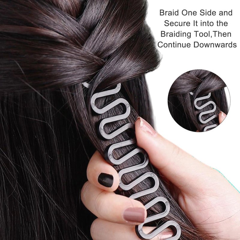 TOPWEL 3PCS Fashion DIY Hair Braider Twist Styling Braid Tool - Image 4