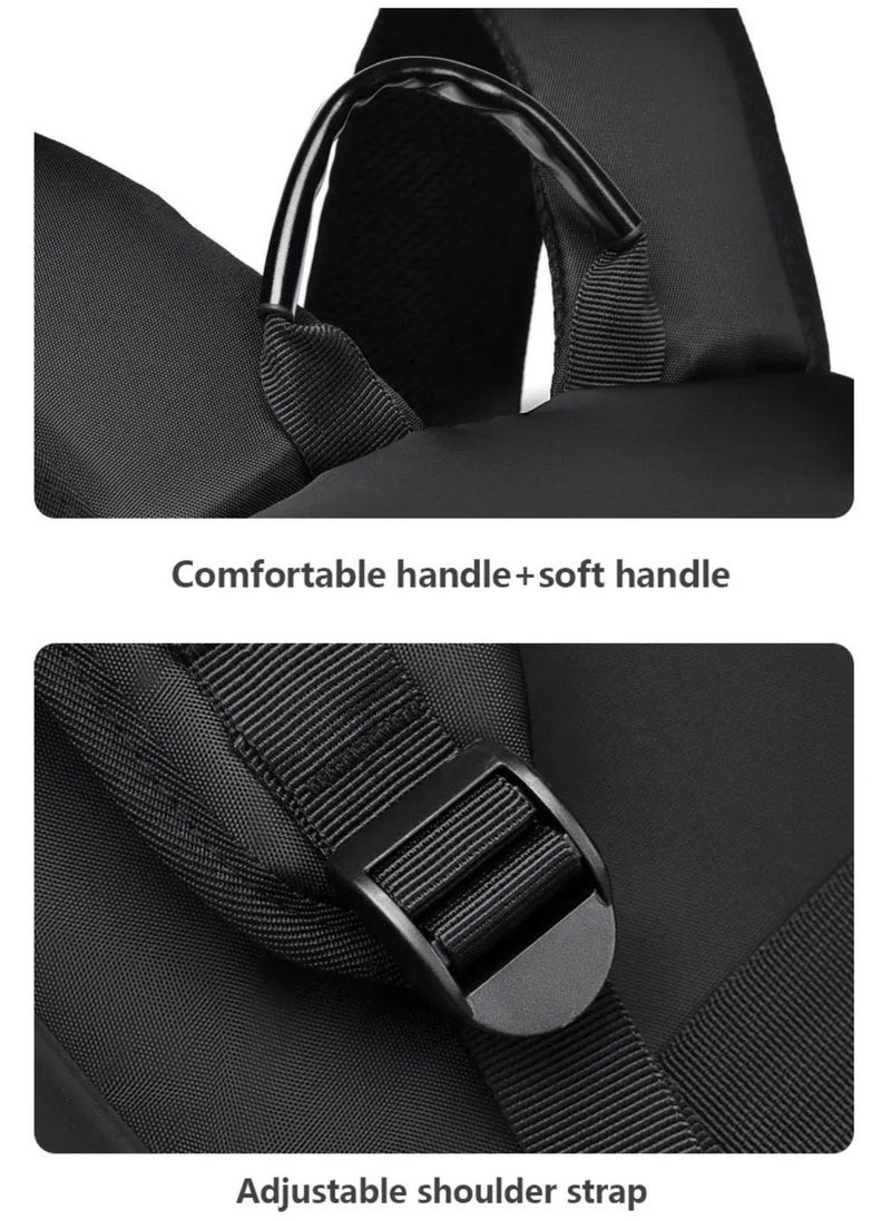 HIGH LINE STORE Swift Bag Backpack Water-Resistant Multi-Pocket Laptop Bag with Stylish Design for Daily Essentials, Grey  - Image 4