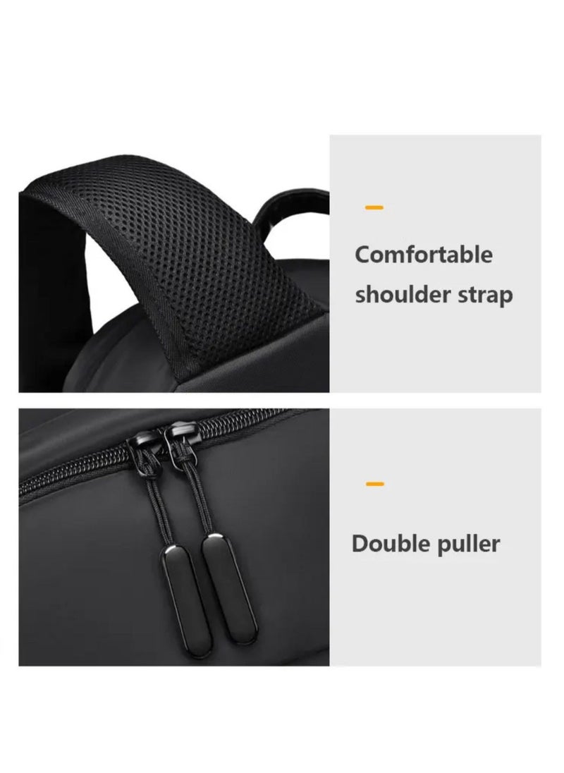 HIGH LINE STORE Swift Bag Backpack Water-Resistant Multi-Pocket Laptop Bag with Stylish Design for Daily Essentials, Grey  - Image 5
