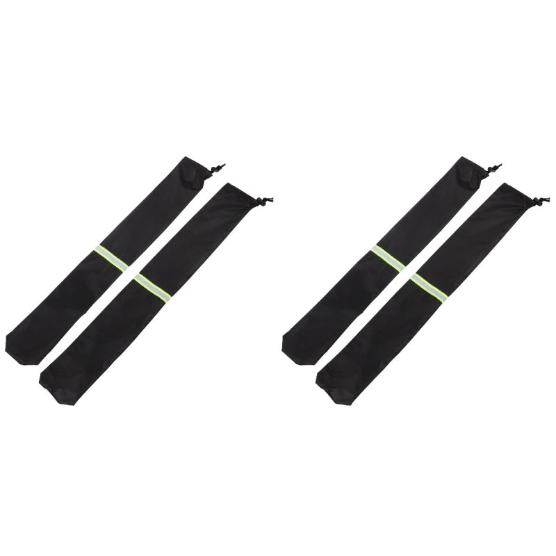 TOPPERFUN 4Pcs Wiper Protectors, 25.5x3.9in Polyester Car Windshield Wiper Cover, 210D Waterproof Rain and Bird Droppings RV Wiper Guards for Cars SUVs and Trucks - Image 1