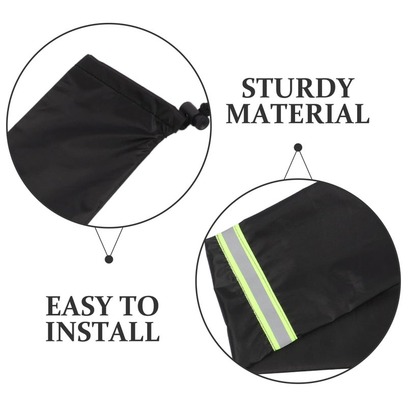 TOPPERFUN 4Pcs Wiper Protectors, 25.5x3.9in Polyester Car Windshield Wiper Cover, 210D Waterproof Rain and Bird Droppings RV Wiper Guards for Cars SUVs and Trucks - Image 4