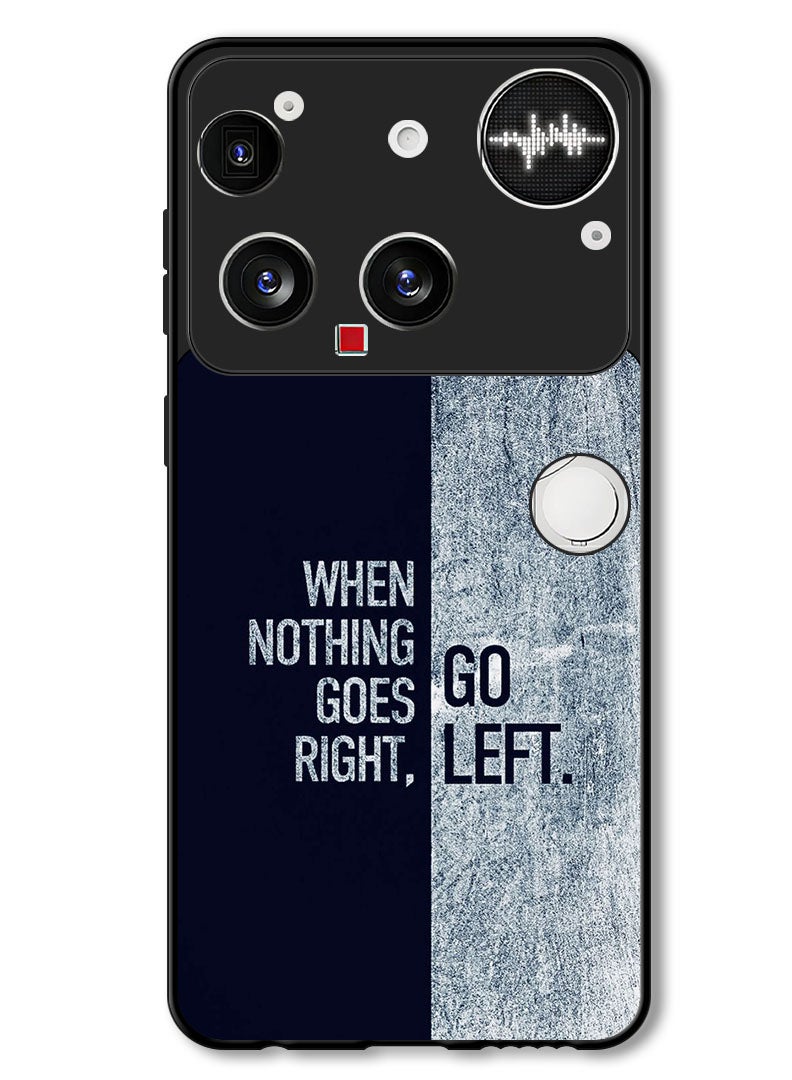 Theodor Case Compatible with Nothing Phone (3) 6.67 Inch Protection Shockproof Bumper Cover Go Left - Image 1