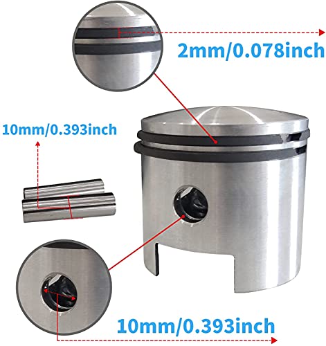 CDHPOWER CDH50MM YD100/LD100 Piston Kit 50mmx40mm - Image 2